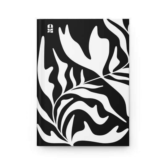 Black & White Palm Print Journal
